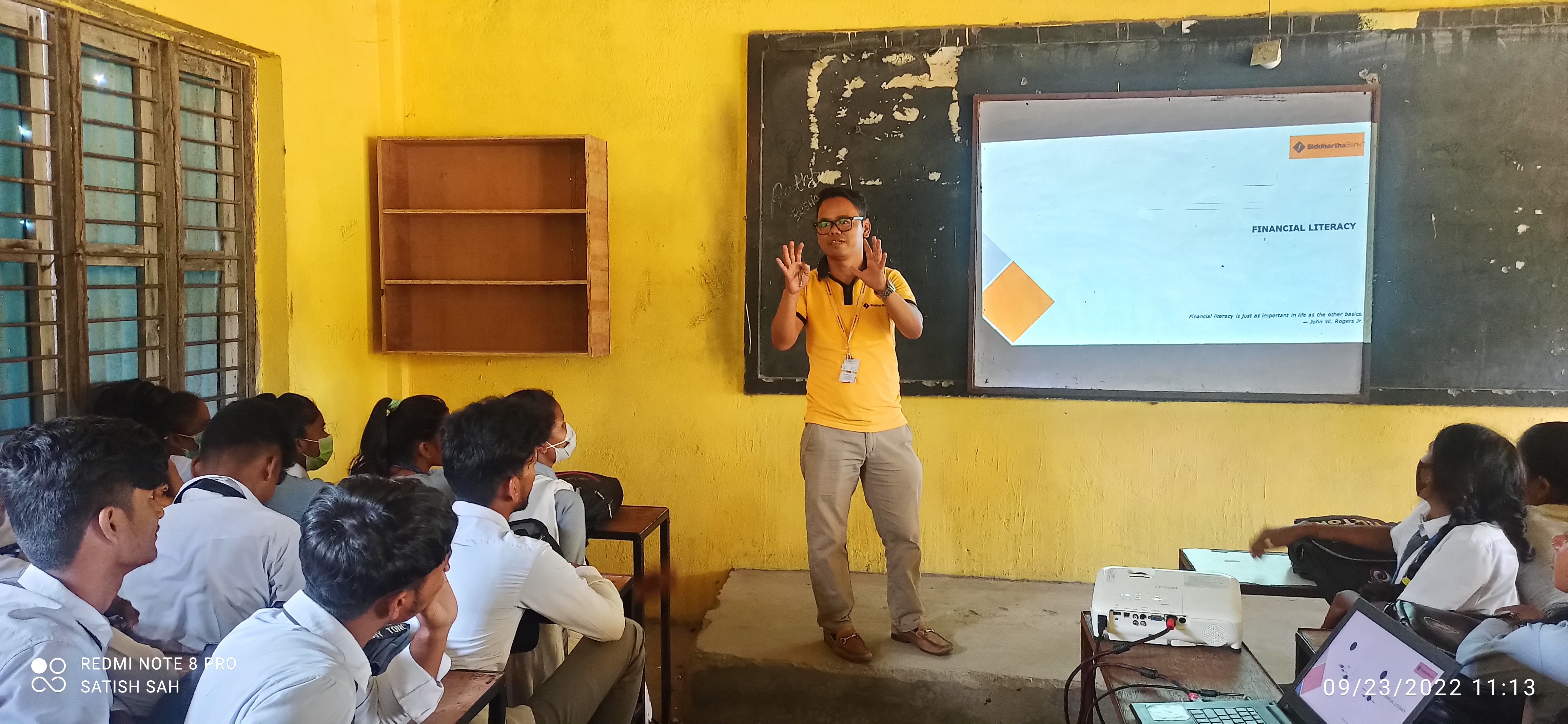 Financial Literacy Program at Shree Sarada Secondary School